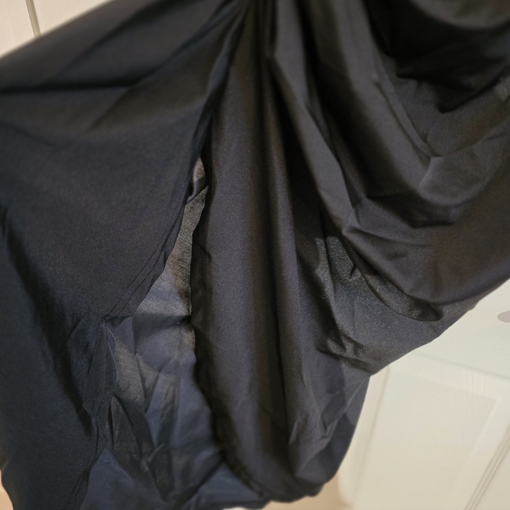 SHEIN Black Midi Dress